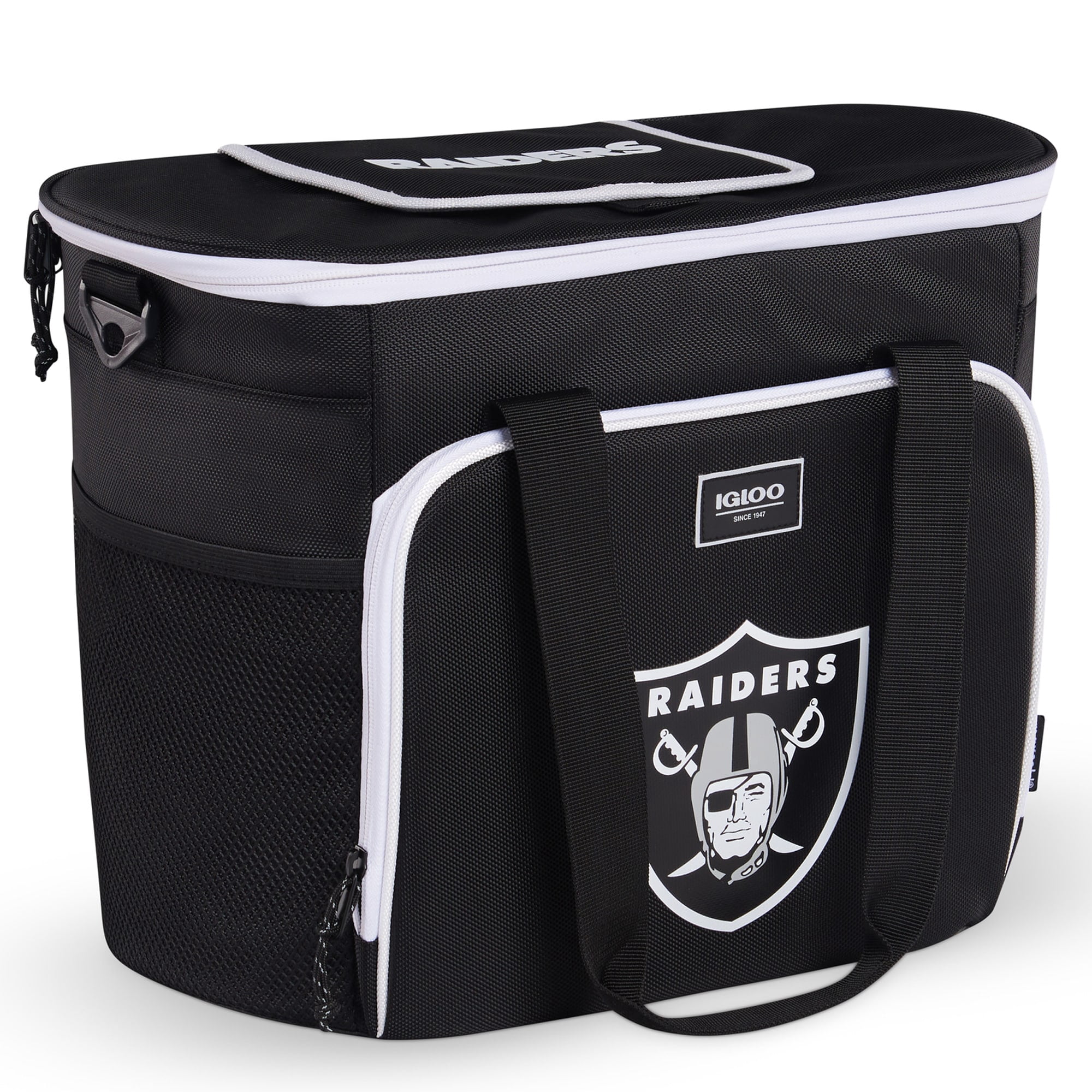 IGLOO Black Las Vegas Raiders 28-Can Tote Cooler