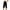 Black, variant on Efsteb Womens Sweatpants Solid Color Drawstring Shorts Elastic Waist Wide Leg Capris Pants with Pocket Clearance (Dark Gray,M)