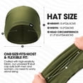 thumbnail image 4 of Cooling Skull Cap AURORADY Cap Beanie Men Women Breathable Mesh Skully Hat for Running Gym, Green One Size Bomber Hats, 4 of 7