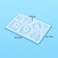 thumbnail image 2 of 2 piezas moldes epoxi silicona colgante suéter cadena oreja joyería que hace moldes, 2 of 6