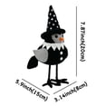 thumbnail image 2 of Wmhnj Accesorios para escaparates de Halloween: juego de 2 adornos de pjaros brillantes, tamaño 20 x 8 x 15 cm, para decorar mesas y chimeneas festivas., 2 of 7