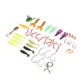 thumbnail image 2 of Juego de cebo para señuelos de pesca kit completo de señuelos de pesca artificiales ligeros y duraderos para agua dulce para agua de mar ANGGREK Otros, 2 of 8