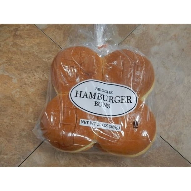 Gonnella Sliced Brioche Hamburger Buns, 20 oz - 8 Pack - Walmart