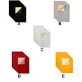 thumbnail image 4 of Ounissouiy 10 piezas de hojas de terciopelo autoadhesivas, caja de joyería flocada, forro artístico, telas suaves, plantilla para hacer Decoración del hogar Amarillo, 4 of 6