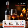 thumbnail image 4 of ZOSIX [2 Pack] Wine Stopper - Stainless Steel, 100% Leak-Proof, Reusable Premium Wine Saver Accessories Gift, 4 of 6