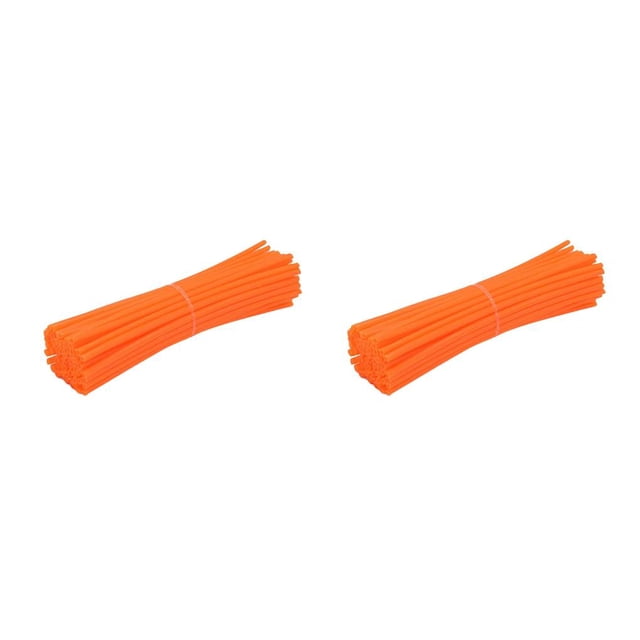 Advancent Nueva motocicleta 72 Uds. Kit de envoltura de radios de llanta cubierta de piel para Motocross Dirt Bike Enduro Supermoto Suzuki Type4 NO4