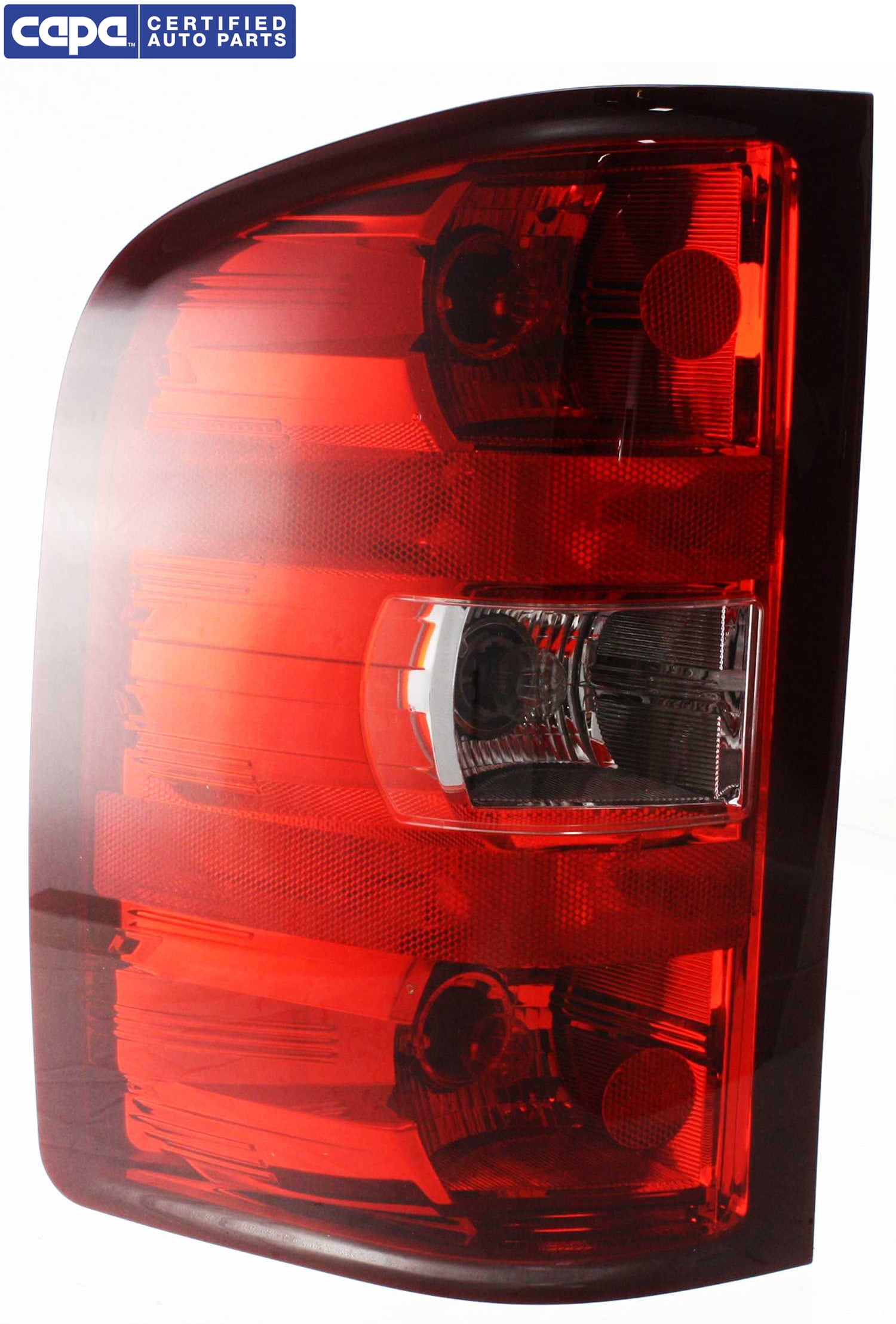 Tail Light Compatible With 2007-2010, 2012-2014 GMC Sierra 3500 HD 2007-2010 Chevrolet Silverado Left Driver With bulb(s) CAPA Certified