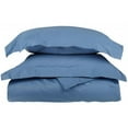 thumbnail image 1 of Egyptian Cotton 650 Thread Count Solid Duvet Cover Set  King/California King-Medium Blue, 1 of 1