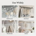 thumbnail image 6 of AmazerBath Shower Curtain Hooks, Black Rust Proof Non-Slip Double Hook Shower Curtain Hooks for Shower Curtain, Sturdy Shower Curtain Rings, Metal Shower Hooks Ring Bathroom 12Pcs, 6 of 8