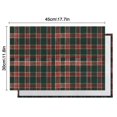 thumbnail image 6 of Green and Red Christmas Plaid Pattern Summer Placemats Table Placemats Set Of 4-Linen Kitchen Washable Placemats Table Mats 11.8"x17.7" Non-Slip Heat Resistant, 6 of 6