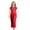 Red, variant on LUOGENLI Dress Girl's Short Sleeve Solid Color Loose Casual Long Maxi Dress with Pockets Maxi Skirt with Shorts Plus Size Red 2-3 Years