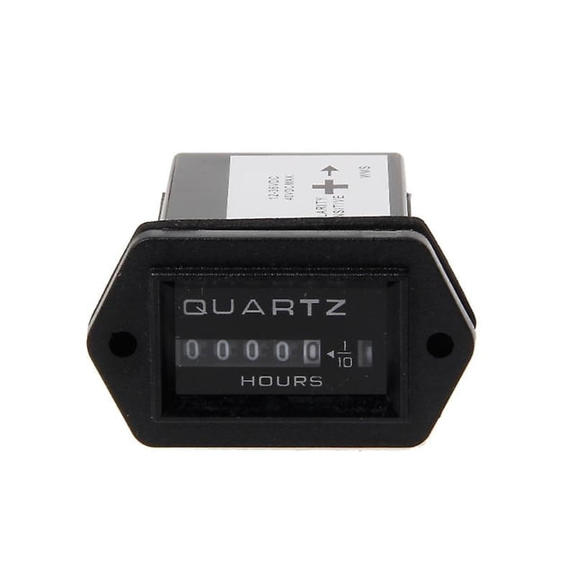 New Dc12v-36v Generator Sealed Hour Meter Counter For Boats Trucks Tractors Cars