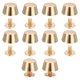 thumbnail image 1 of Uxcell 10 juegos de remaches de bolso de mano, pies de 12mm / 1/2" con tornillo, picos de cabeza plana, remache, hebilla para cuero, DIY para collar, cinturón, bolsa, tote, dorado claro, 1 of 7