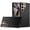 Black, variant on For Samsung s25 Ultra Classy Slick Chromed Around Hybrid Case Cover - Burgundy