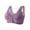 Purple, variant on Otvok Bras Front Snaps Bras for Women Plus Size Wirefree Sport Bralettes Push Up Full Coverage Bras Underwire Beauty Back Vest Bras