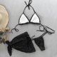 thumbnail image 4 of Tankini de moda para mujer, traje de baño floral de tres piezas, bikini de color liso, trajes de baño de 3 piezas para mujer, trajes de baño tankini para mujer, trajes de baño para mujer, ropa de play, 4 of 9