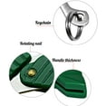 thumbnail image 3 of 2 Pack Mini Portable Green Leaf Knife Business Gift Creative Key Accessories Folding Pocket Knife - Stainless Steel Folding Pocket Keychain Knife - Sharp Compact EDC Easy To Carry, 3 of 9