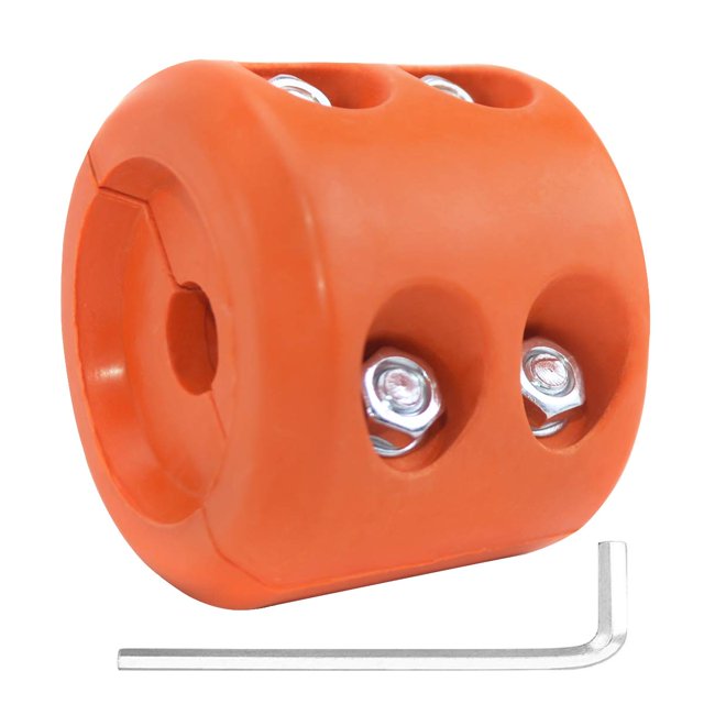 Winch Cable Hook Stopper Durable & Shock Absorbent Winch Stopper Winch Accessories for Wire & Synthetic Cables ATV Accessories - Prevent Pulling, Bouncing & Fraying (Orange)