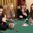 thumbnail image 2 of Soozier Table de Poker Pliant de 47 Pouces pour 8 Joueurs avec Porte-Gobelets, Vert, 2 of 10
