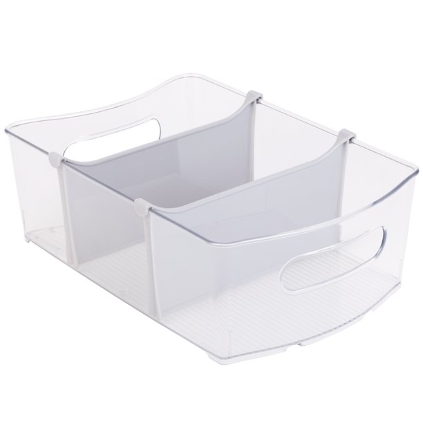 Mainstays Closet and Laundry Organizer Bin with Removable Dividers 12