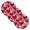 Pink, variant on Love Hearts in Valentine 3 PCs Pot Holders Trivets Kitchen 15" Cotton Pans Hot Plate Mats Teapot Coasters Table Protects Large Potholders