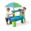 Step2 10 Piece Accessory Rainy Day Multi-Tier Water Table with Adorable Umbrella (New Open Box)