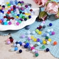thumbnail image 3 of 1Set DIY Jewelry Bracelet Making Kits 200Pcs 6mm Dyed Round Natural White Jade Beads and Flat Elastic Thread Colorful 6mm Hole: 1mm 200pcs/box, 3 of 7