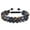 Black, variant on SUSHANG Natural Jade Bracelet Natural 12Mm Adjustable Bracelet Weaving Pull String Hand Jade Bracelets