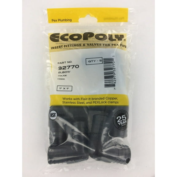 PEX Elbow 1" 5-Pack