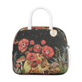 thumbnail image 2 of Lunch Bag Lunch Box for Women Reusable Insulated Lunch Bags,Water-Resistant Gothic Cooler Lunch Tote Bag, Large Capacity for Work Travel Picnic, 2 of 6