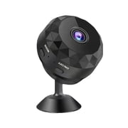 ZYXWVU Indoor Security Camera 1080P WiFi Dome Pet Cam App Control Motion Detection Home Surveillance Camera For Baby Kid Pet Monitor Black