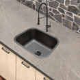 thumbnail image 3 of Tarja sencilla de acero inoxidable con mezcladora flexible negra MEER Faucets by CNX TS5945SC2N MZM8114F CANS-004, 3 of 10