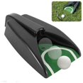 thumbnail image 2 of 1Pcs Automatic Return Golf Putting Cup Golf Putter Training Aids Indoor/Office Golf Auto Returning Practice for Putting Trainer black, 2 of 6