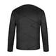 thumbnail image 4 of Blusas y camisas de manga larga con cuello redondo para hombre, blusa informal de manga larga con cuello redondo y estampado de rayas, blusa de poliéster para hombre, 4 of 5