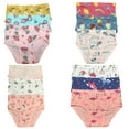 thumbnail image 2 of 12-Pack Cotton Briefs for Fashion-Forward Toddlers and Little Girls, Sizes 2T-7T - B&Q, 2 of 5