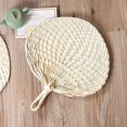 thumbnail image 4 of Pack of 2 Vietnam Hand Fan Dried Palm Leaves Fan is Delicately Woven by Hand., 4 of 4