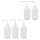 thumbnail image 1 of 5 Pcs 250mL Botella de plástico blanca con punta doblada para almacenamiento de líquidos químicos y aceite, 1 of 2