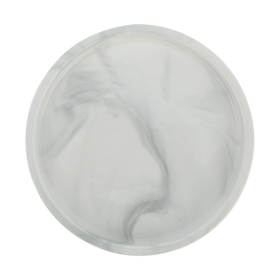 1 Pc Bathroom Items Storage Tray Ceramic Jewelry Plate Marbling Home Plate