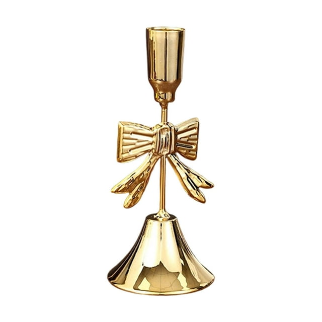 Candelabro de metal, soporte para velas, accesorio decorativo para fotografía, candelabro S