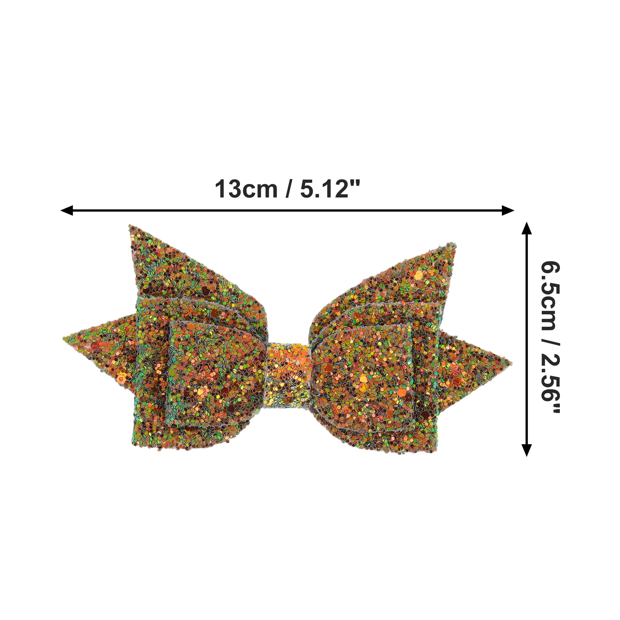Unique Bargains 1Pc Shiny Bow Home Decoration Drinkware Accessory Light Gray Gold Tone