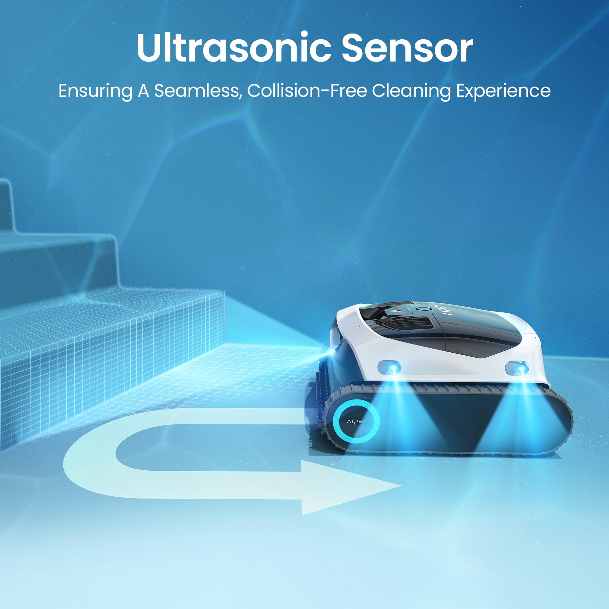 Aiper Scuba N1 Max Automatic Pool Cleaner, Cordless Robotic Pool Cleaner w/ 6600 GPH Dual-Jet Suction, Smart Parking & App Control