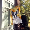 thumbnail image 2 of Carolines Treasures BB9971CHF French Bulldog Black White Fall Flag Canvas House Size  Large multicolor, 2 of 4