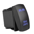 thumbnail image 4 of Qiilu DC 12V/24V Blue LED Light Laser Rocker Switch 5 Pin Rear Light ON-OFF Switch for Car Boat, Laser LED ON-OFF Switch, Laser Rocker Switch, 4 of 8