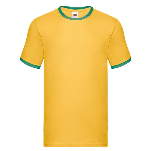 Fruit of the Loom Mens Ringer Contrast T-Shirt