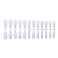 thumbnail image 1 of sweethay 24 piezas de prensa extralarga en las uñas, uñas acrílicas de color francés sólido DIY para salones de manicura, cubierta completa Juegos de manicura 4blanco, 1 of 6
