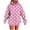 Pink, variant on VEKDONE Oversized Hoodies for Women Polka Dot Print Long Sleeve Hooded Sweatshirts Loose Fit Drawstring Pullover Sweatshirt Y2k Tops with Kangaroo Pockets