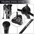 thumbnail image 4 of Portable Telescopic Stool - Lightweight Folding Chair for Camping & Fishing - Height Adjustable, Single Leg Tripod Seat - Foldable & Compact Design, 4 of 8