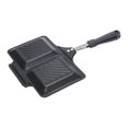 thumbnail image 2 of jifeng Double Sided Frying Pan Pancake Griddle Cookware Cooking Tool Sandwich Maker for Black, 2 of 9