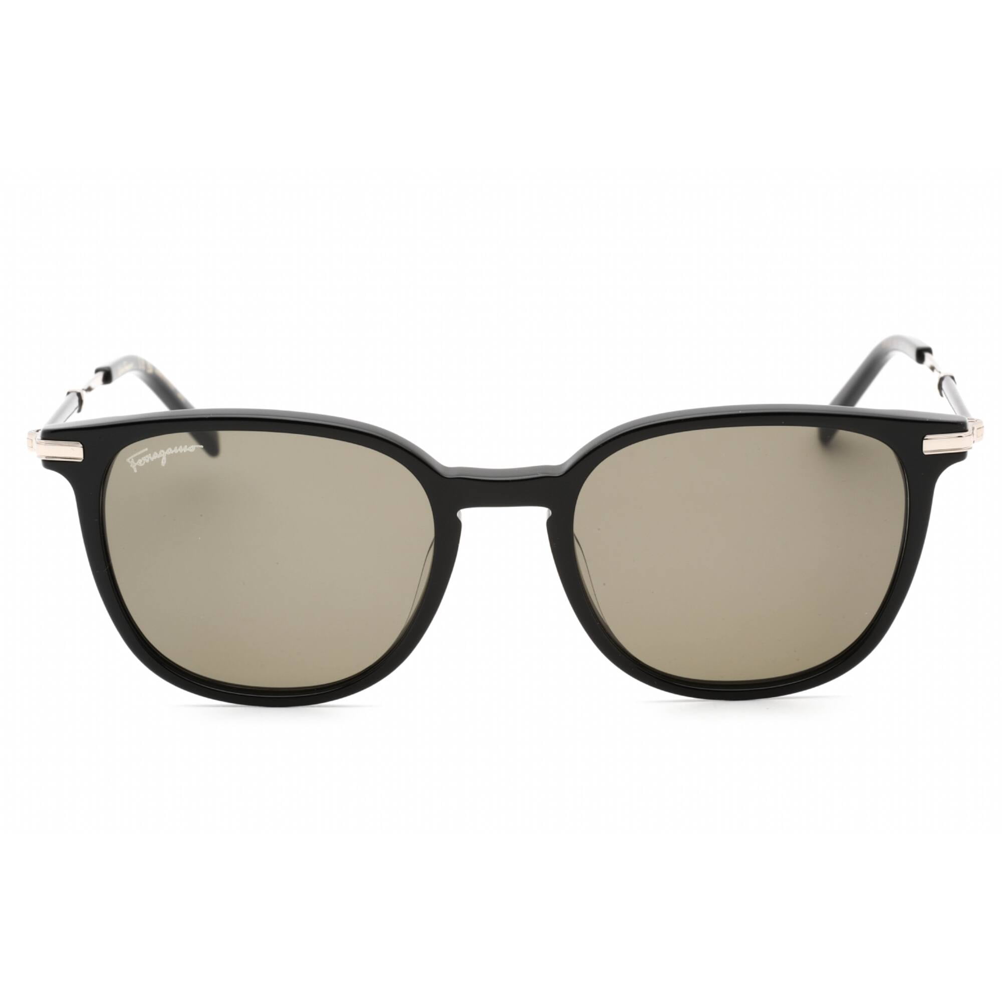 Ferragamo サングラス Salvatore Ferragamo Grey Square Men's Sunglasses SF1015S 001