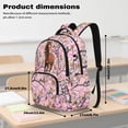 thumbnail image 7 of Xoenoiee Horse Hunting Camo Print Backpack for Kids 17 Inch Lightweight School Bag for Girls, Large Capacity Daypack with Adjustable Padded Straps for Back To School Gift, 7 of 7